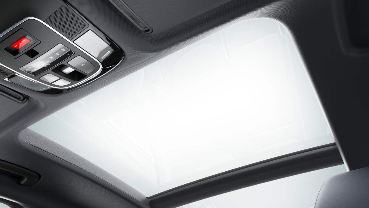 Panoramatické střešní okno zcela nového kompaktního SUV Hyundai TUCSON Plug-in Hybrid.